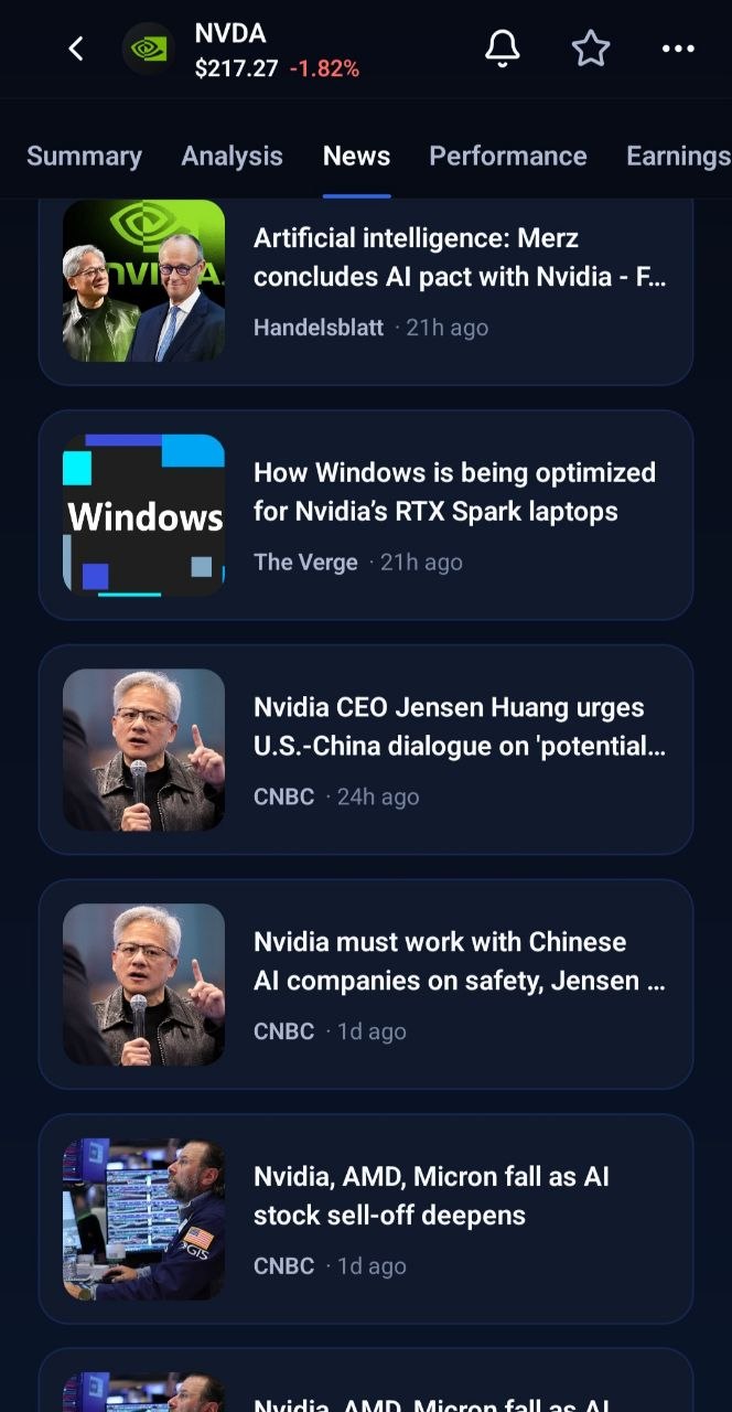 Trade on TV — AI-Powered Financial Market Intelligence Platform — screen 6